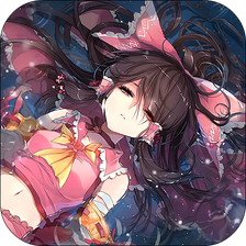 Fan Anime Live Wallpaper of Reimu Hakurei