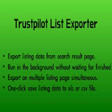 Trustpilot List Exporter