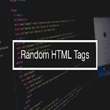 Random HTML Tags for Google Chrome - Extension Download