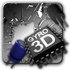 Cracked Screen Gyro 3D Paralla