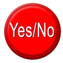 Yes  No Button Free