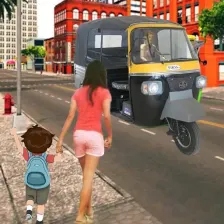Auto Rickshaw Driving game 3D