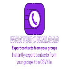 WhatsDownload - Groups export