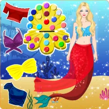 Mermaid Princess Dress up - Un