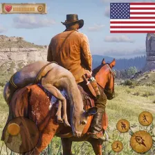 Cowboy Horse Riding Wild West