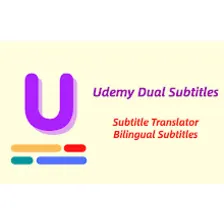 Udemy Dual Subtitles - Subtitle Translator