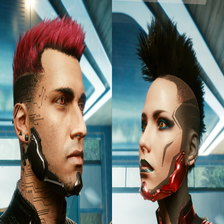 8UG JAWS FOR MALE AND FEMALE for Cyberpunk 2077 - Mod Download
