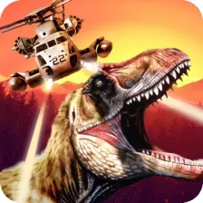 Dino-saur Gun-ship FPS Sim-ulator