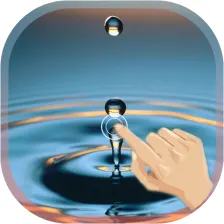 Finger Touch Water Droplet