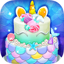 Unicorn Mermaid Cake