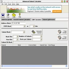 Advanced IP Address Calculator - Download