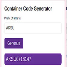 Container Code Generator para Google Chrome - Extensión Descargar