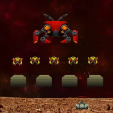 Invaders Mars Defender - Retro space shooter