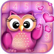 Cute Owl Keyboard Changer
