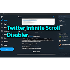 Twitter Infinite Scroll Disabler