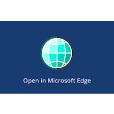 Open in Microsoft Edge