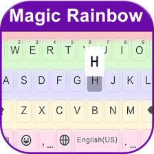 Magic Rainbow Keyboard Theme