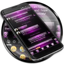 SMS Messages Dusk Pink Theme