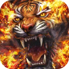 Flame Tiger Live Wallpaper