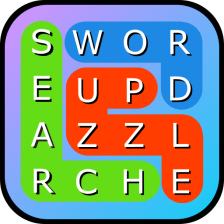 Word search game in English