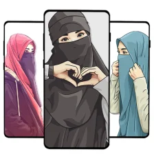 Hijab Muslima Wallpapers cartoon