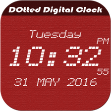 Dotted digital clock lwp