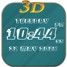 3D Digital Clock LWP