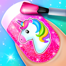 Nail Salon Unicorn Fashion Art