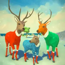 Deer Simulator Christmas Game 3D Family Xmas