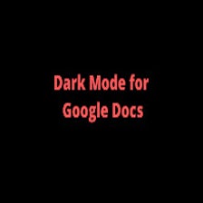 Dark mode for google doc