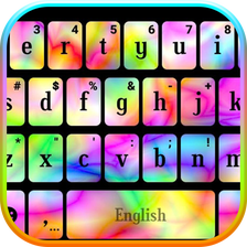 Tie Dye Swirls Keyboard Theme