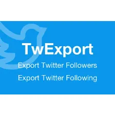 TwExport - Export Twitter Followers