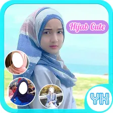 Cute Hijab Style Photo Frame