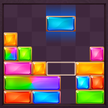 Jewel Slider: Drop Down Puzzle