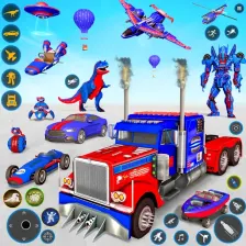 Police Truck Robot Game  Dino
