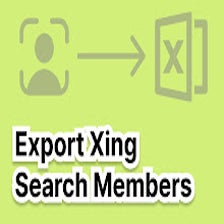 Search Member Export for Xing (Email+Phone)