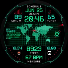 INTEL HUD animated watch face