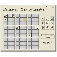 El sudoku del maestro