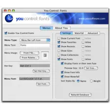 You Control:Fonts