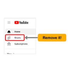 Hide Youtube Shorts Button