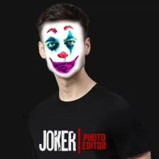 Joker Face Mask photo editor