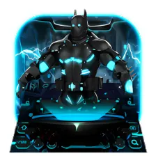 Matte Black Iron Hero Keyboard Theme