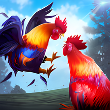 Wild Rooster Run: Chicken Race