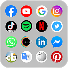 All Social Media in one App