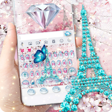 Girly Paris Keyboard - Girly theme