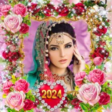 New year 2023 photo frames