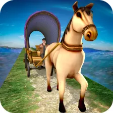 Xtreme Horse Cart Riding Games: 3D Sky Driving