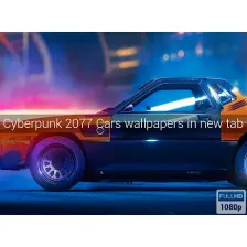 Cyberpunk 2077 Cars Wallpapers New Tab