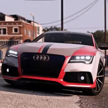 Drive Audi RS7 - City  Parking
