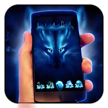 Free Wolf Night Launcher Theme